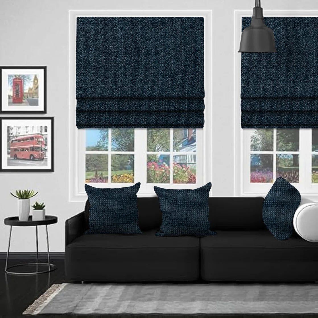 EB Adana Blue Roman Blind