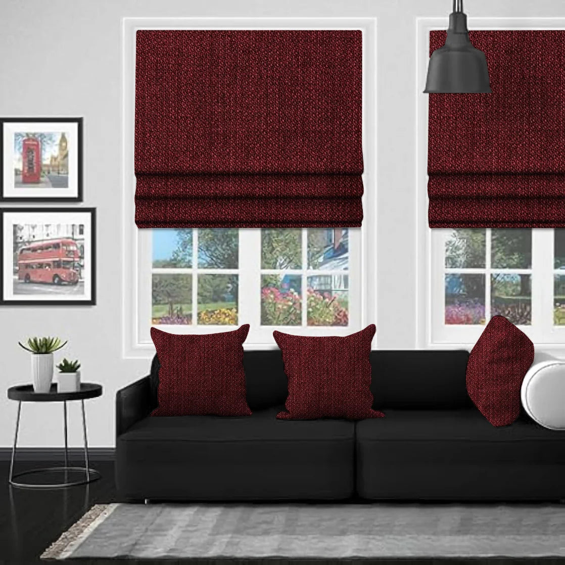 EB Adana Plum Roman Blind