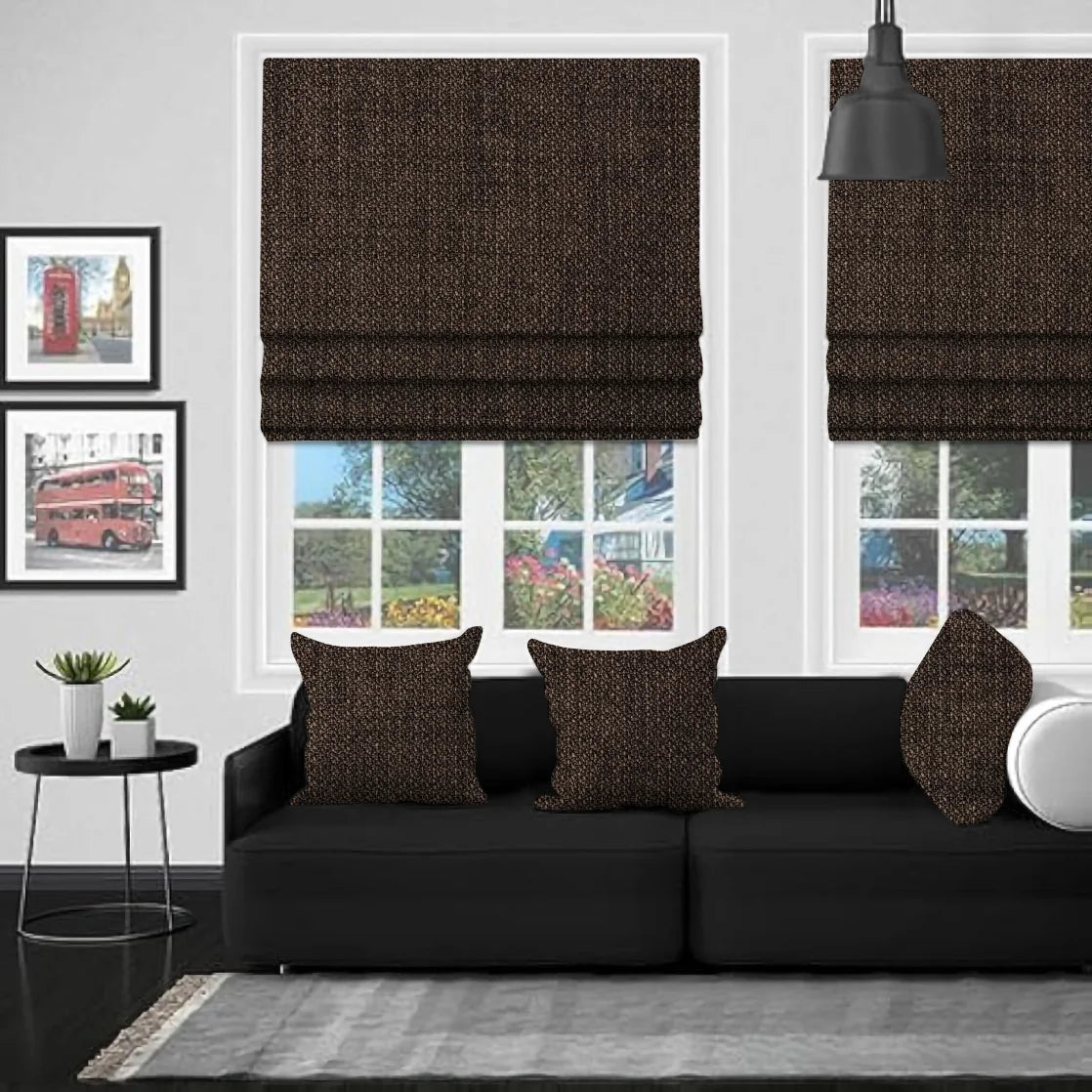 EB Adana Truffle Roman Blind