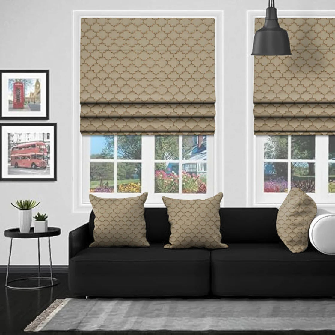 Eb Alhambra Gold Roman Blind