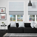 EB Alhambra White Roman Blind