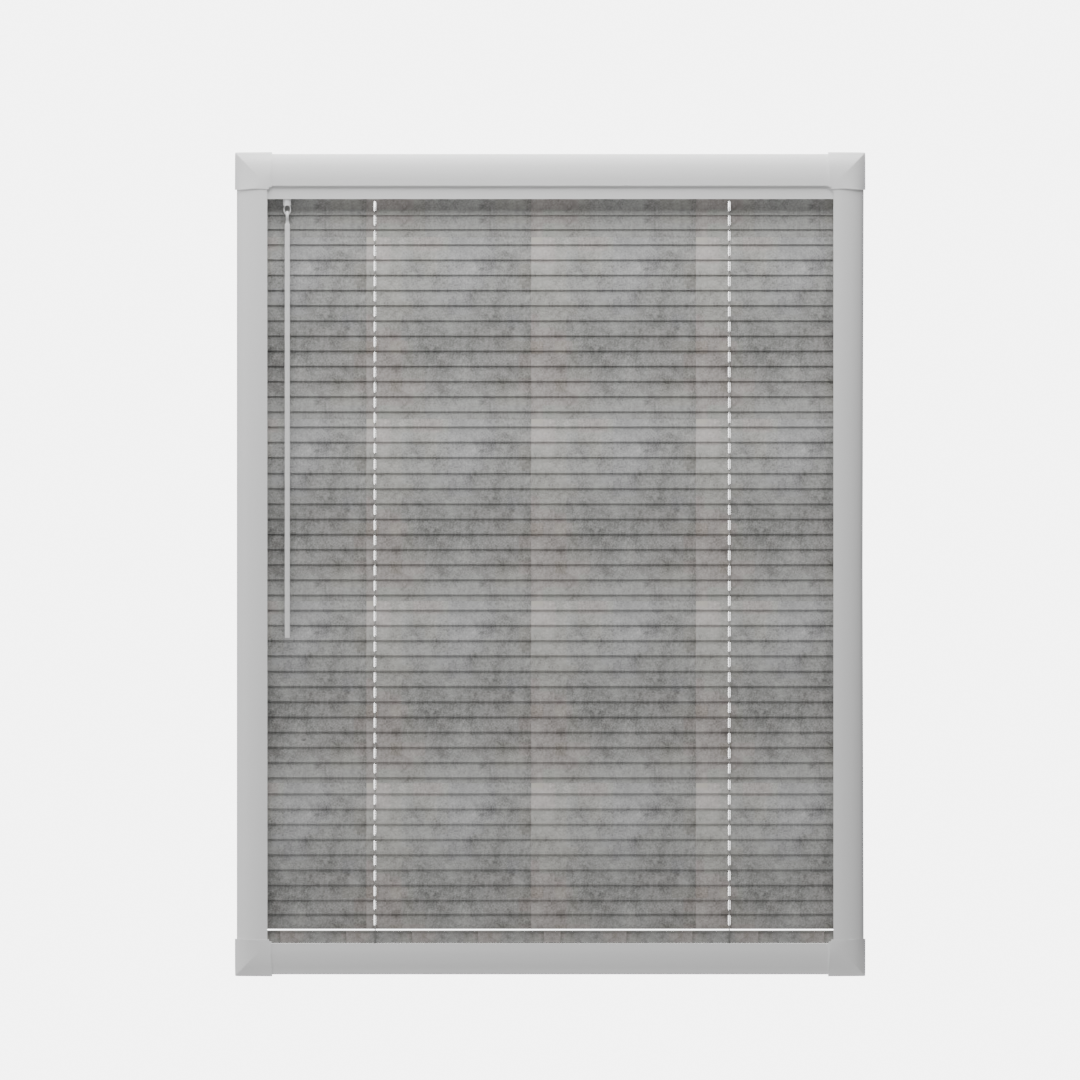 Perfect Fit No Drill Metal Blind - Antique Silver - 25mm