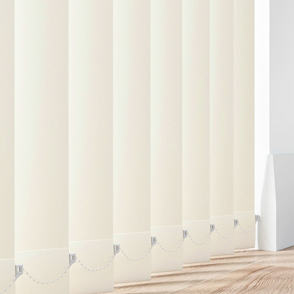 Aqualush Cream Vertical Blind Slat