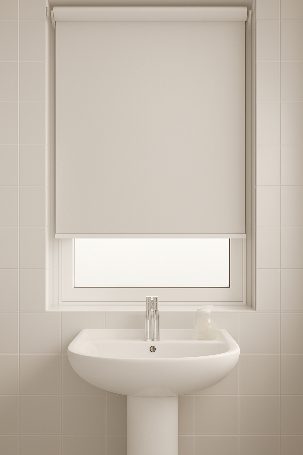Atlantex Cream Electrical Roller Blind