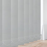 Atlantex Silver Vertical Blind