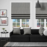 EB Bali Silver Roman Blind