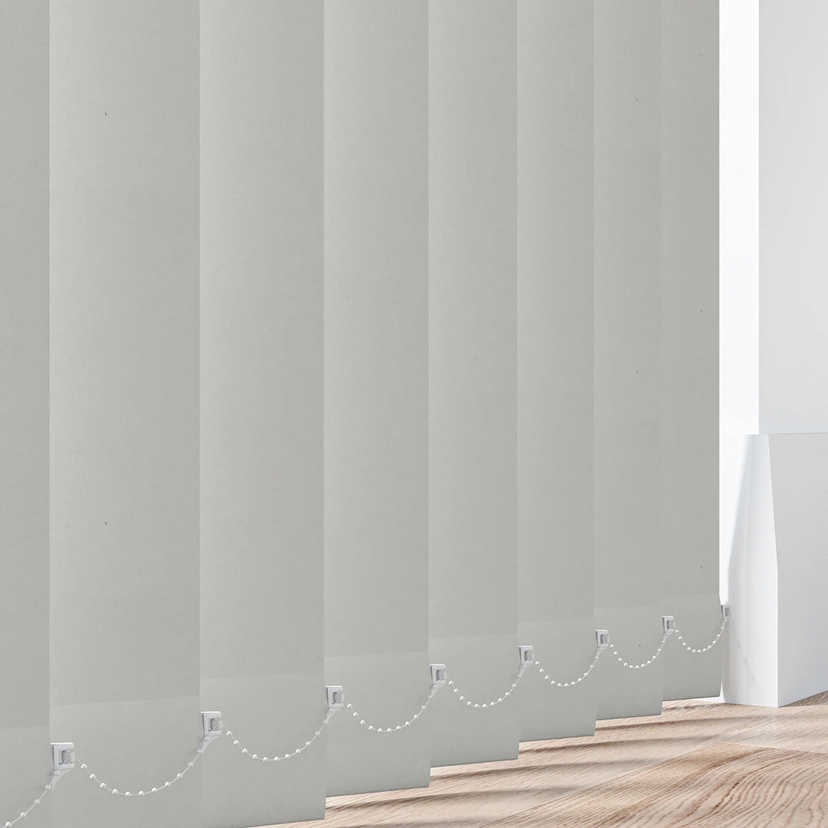 Banlight Duo Fr Silver Vertical Blind