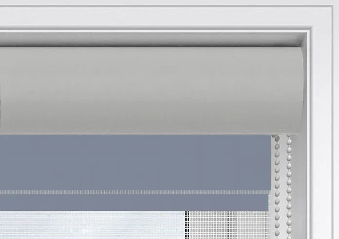 Blackout Pitch Grey - Day and Night Blinds