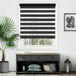 Plain Soft Black - Day and Night Blinds