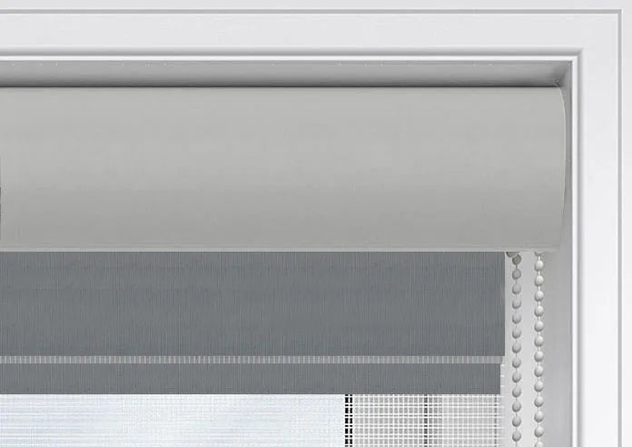 Plain Soft Charcoal Grey - Day and Night Blinds
