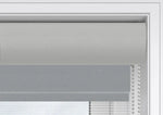 Plain Soft Grey - Day & Night Blinds