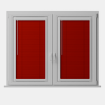 Perfect Fit No Drill Metal Blind - Brick - 25mm