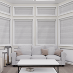 Perfect Fit No Drill Metal Blind - Brushed Silver - 25mm