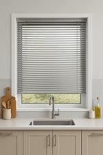 Brushed Nickel MetalVenetian Blind - 25mm