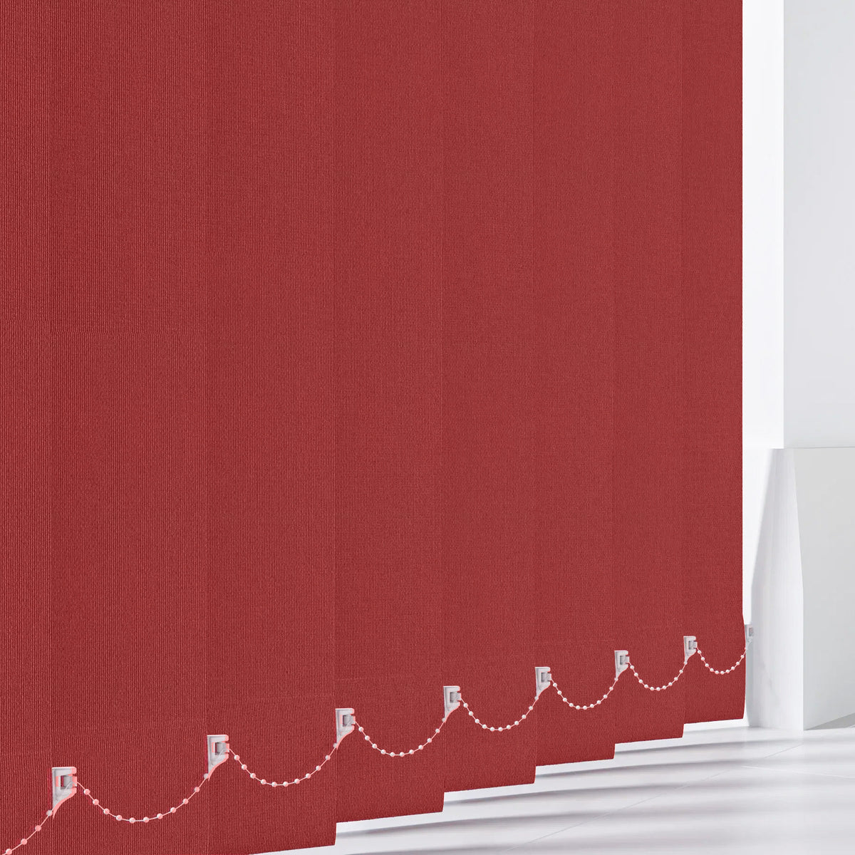 Cairo Blackout Red Vertical Replacement Blind Slat