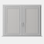 Perfect Fit No Drill Metal Blind - Calico - 25mm