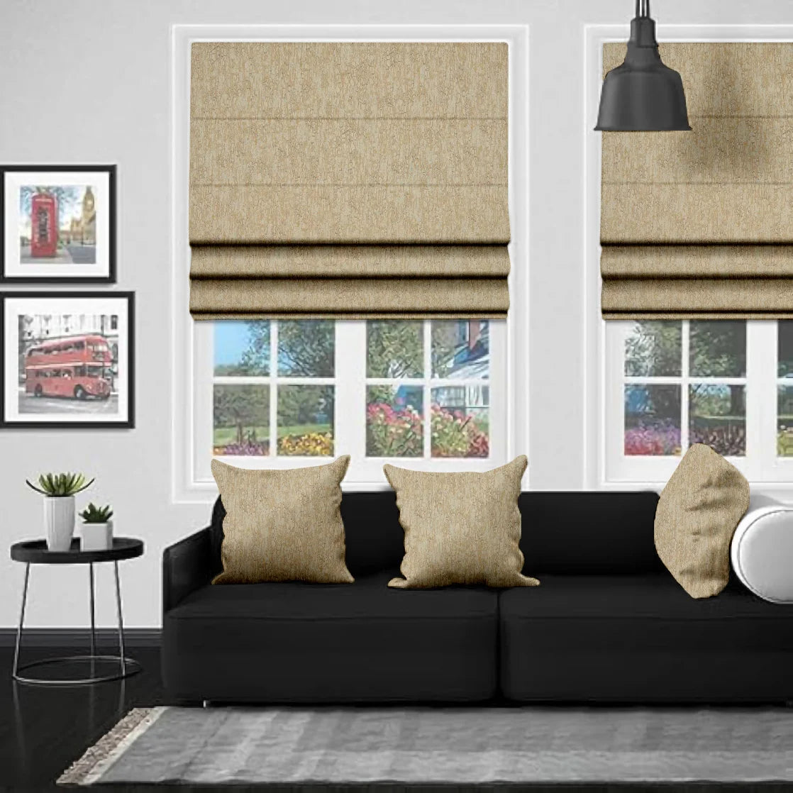 EB Celina Caramel Roman Blind