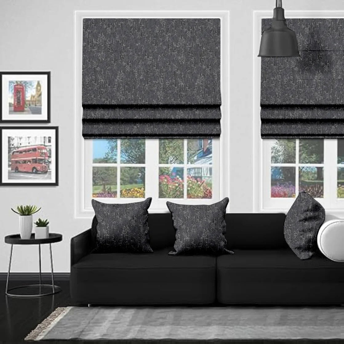 EB Celina Smoke Roman Blind