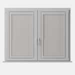 Perfect Fit No Drill Metal Blind - Chalk White - 25mm