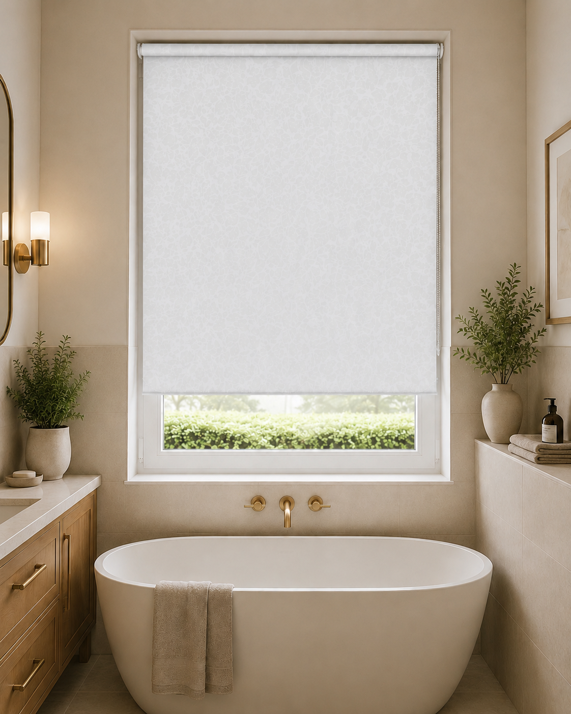 Isla Sorbet - PVC Blackout Waterproof Roller Blind