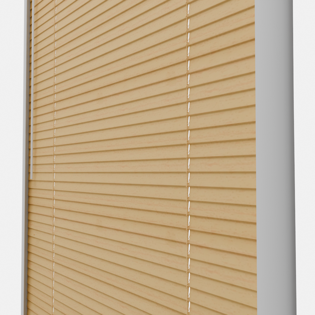 Perfect Fit No Drill Metal Blind - Chestnut - 25mm