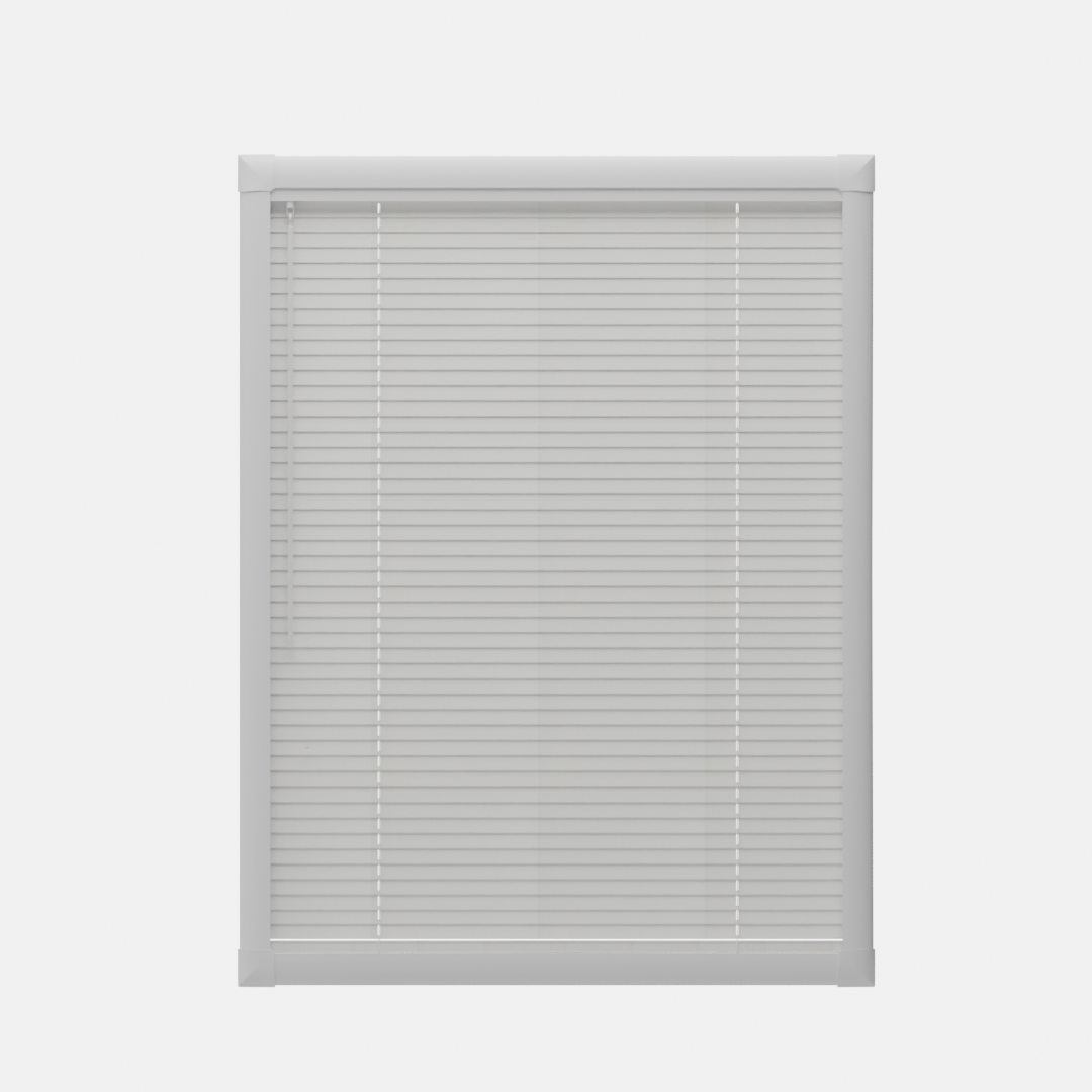 Perfect Fit No Drill Metal Blind - Classic White - 25mm