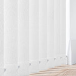 Raindrop Blockout White Vertical Replacement Blind Slat