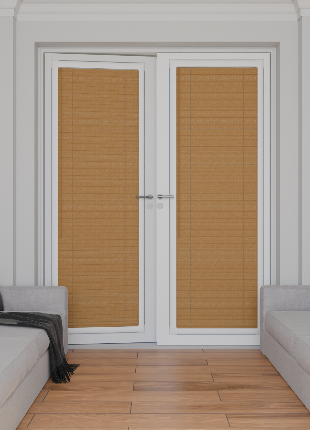 Perfect Fit No Drill Metal Blind - Copper - 25mm