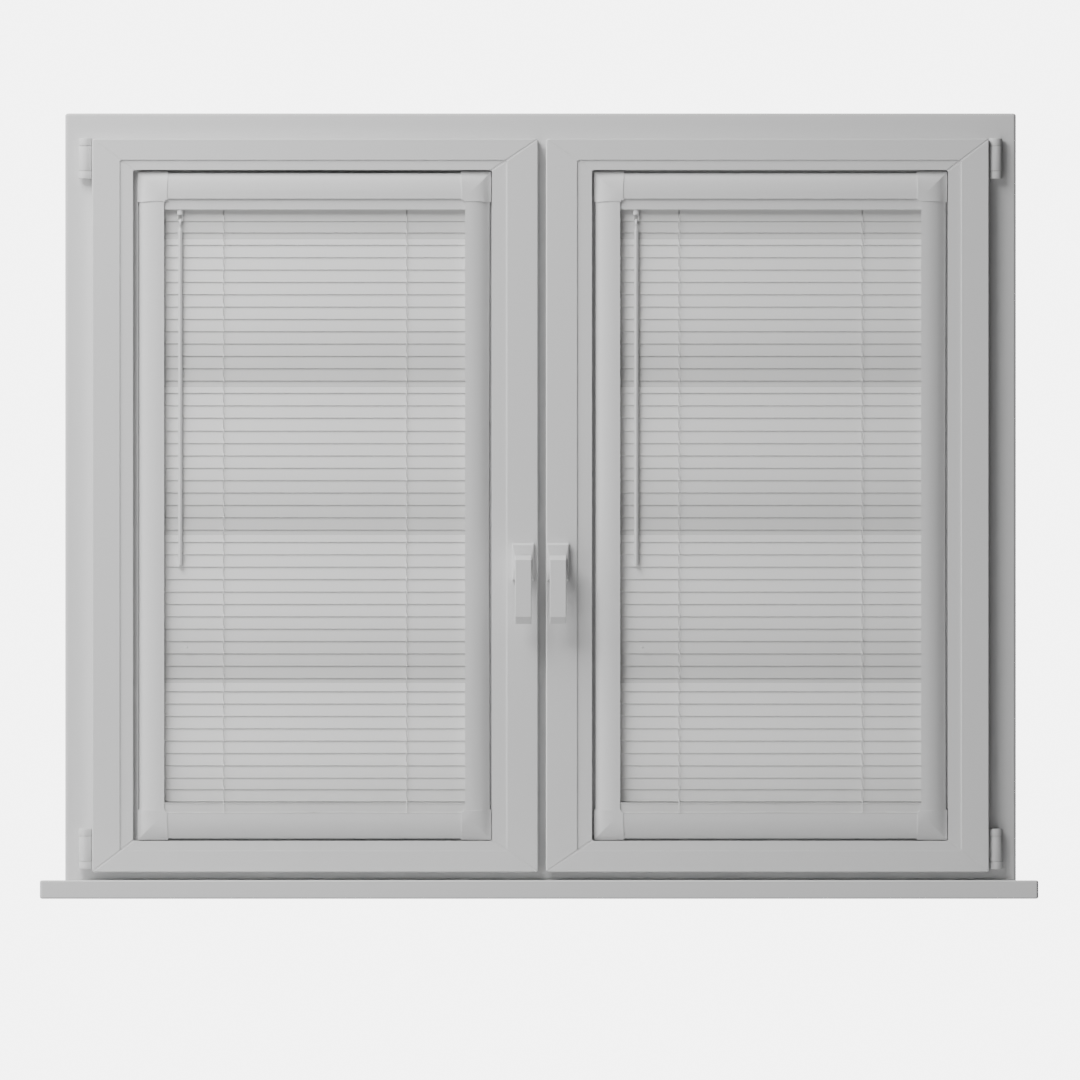 Perfect Fit No Drill Metal Blind - Cream- 25mm