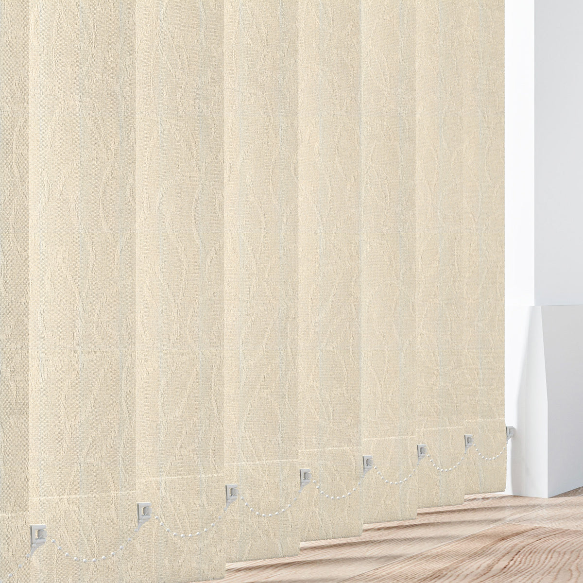 Daisy Cream Vertical Replacement Blind Slat