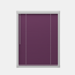 Perfect Fit No Drill Metal Blind - Damson- 25mm