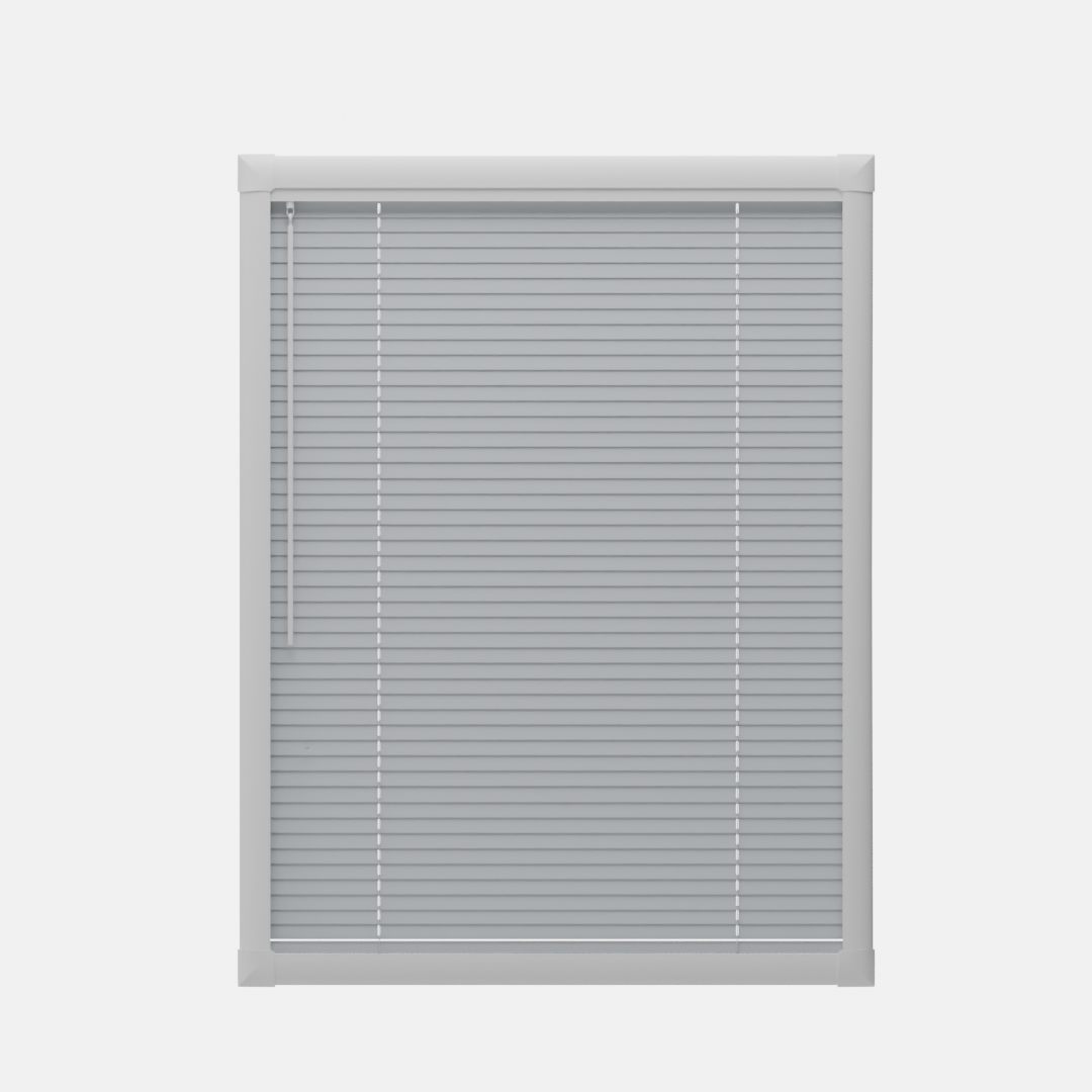 Perfect Fit No Drill Metal Blind - Dusty Grey- 25mm