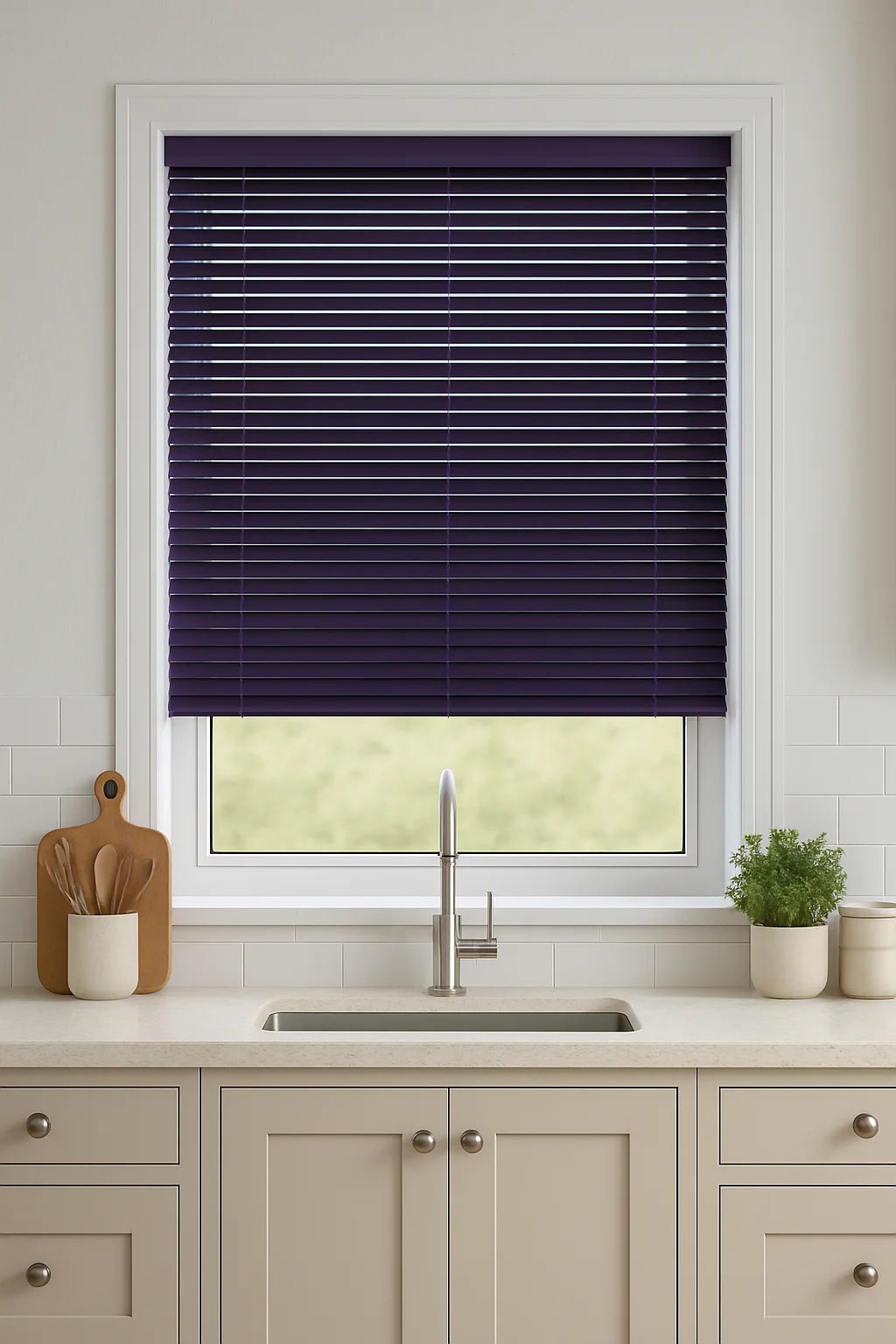 Elderberry Metal Venetian Blind - 25mm