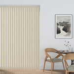Fiesta Cream - PVC Blackout Waterproof Vertical Blind