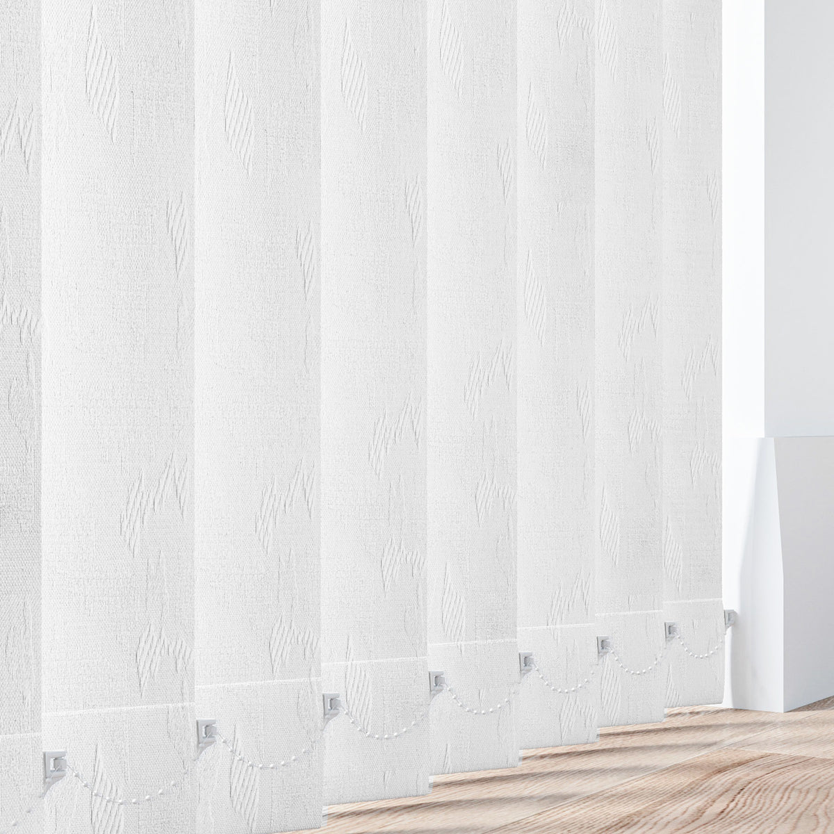 Fabian White Vertical Replacement Blind Slat