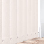 Feather Weave Chantilly Vertical Replacement Blind Slat