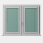Perfect Fit No Drill Metal Blind - Fern Green- 25mm