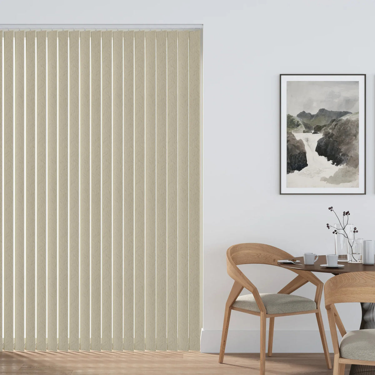 Gravity Cream - PVC Blackout Waterproof Vertical Blind Slat
