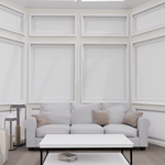 Perfect Fit No Drill Metal Blind - Gloss White- 25mm