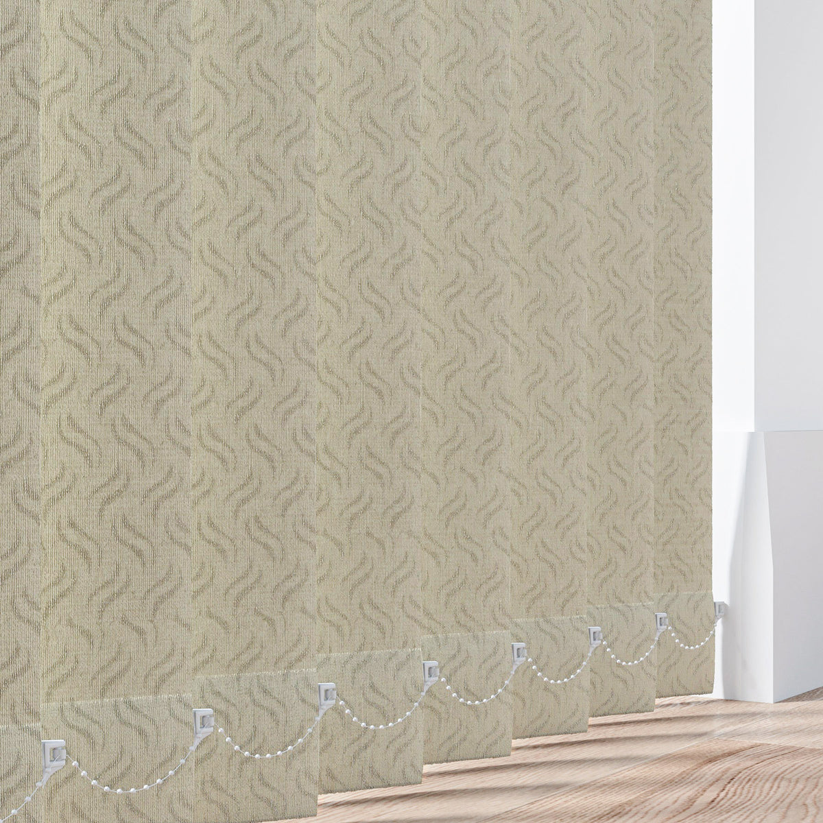 Gravity Cream - PVC Blackout Waterproof Vertical Blind Slat