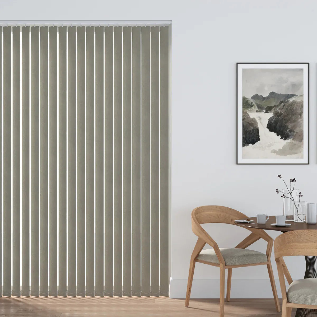Havana PVC Beige Vertical Blind Slat