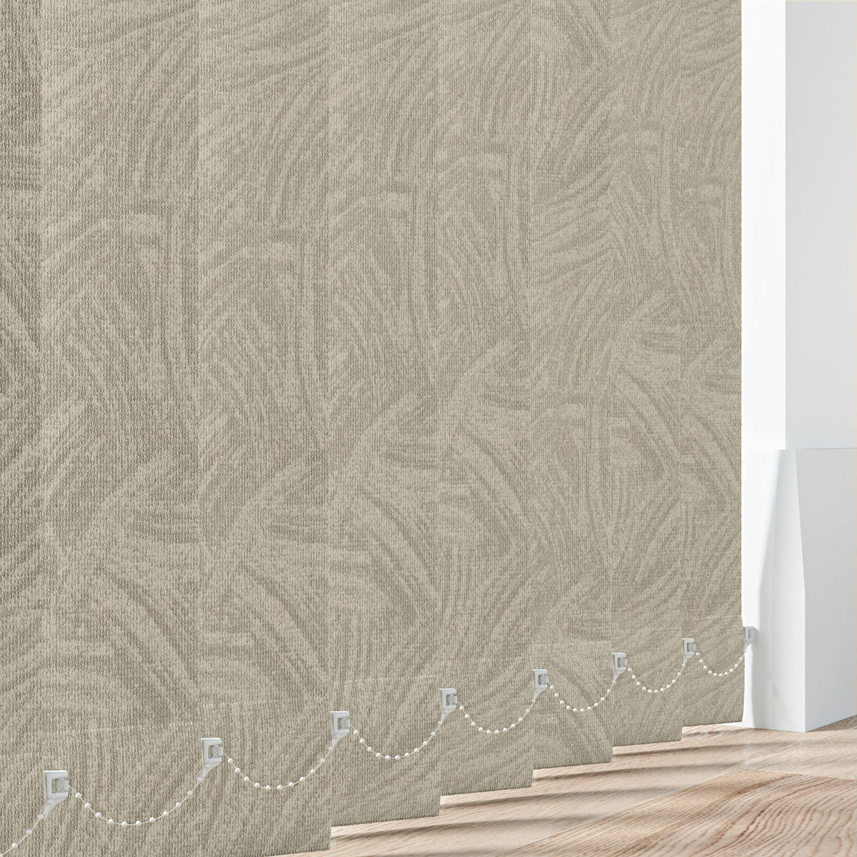 Havana PVC Cream Vertical Blind Slat