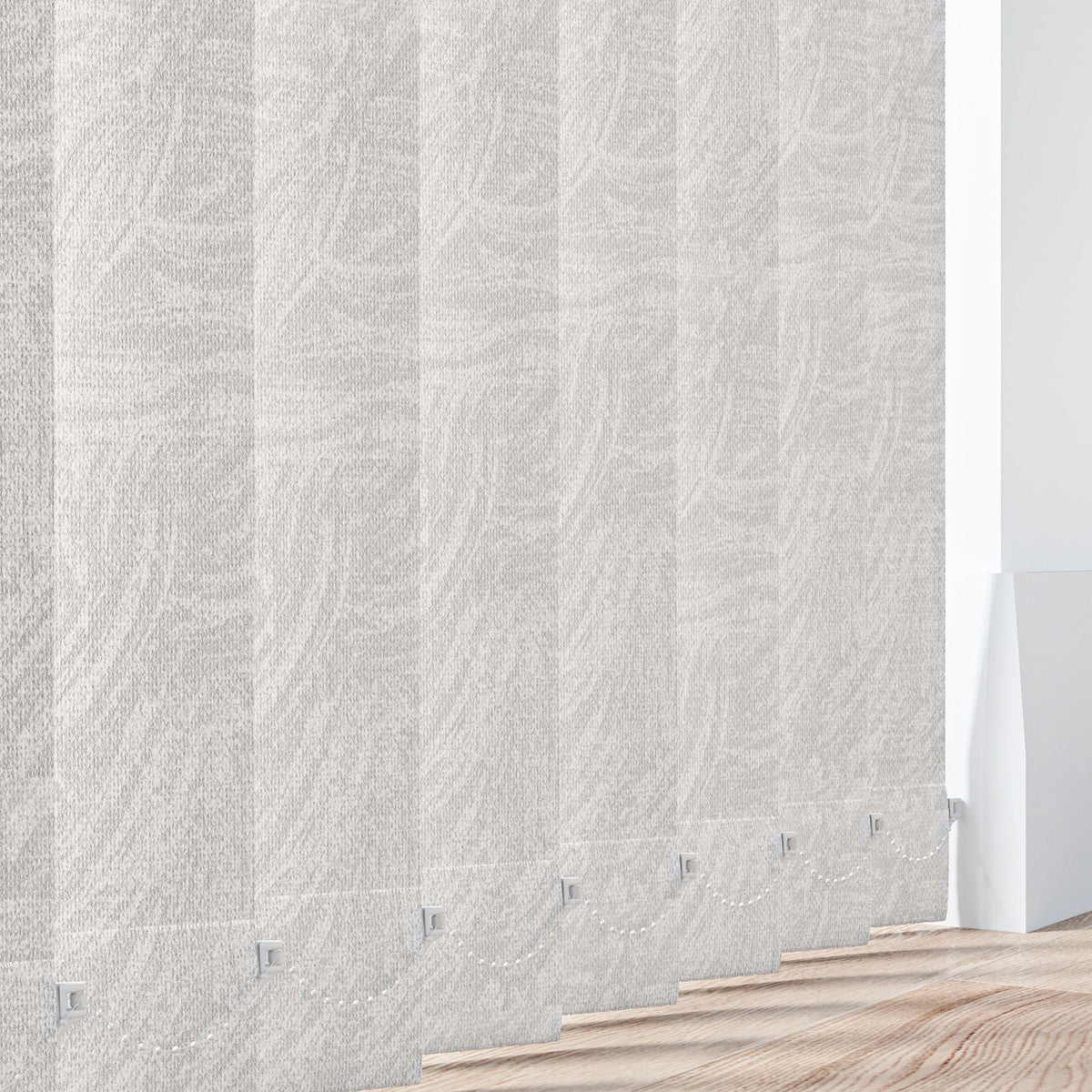 Havana PVC White Vertical Blind Slat