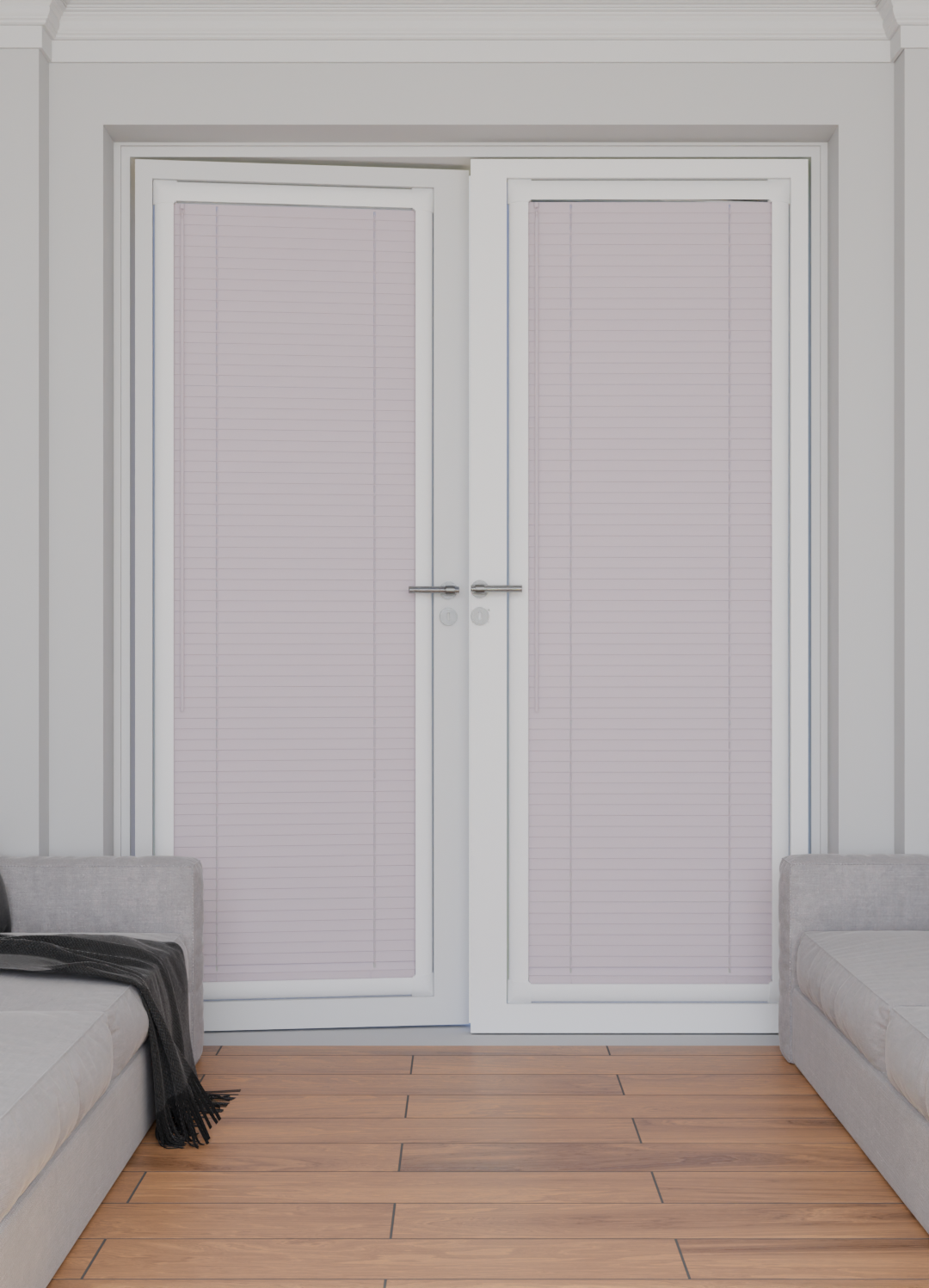 Perfect Fit Metal Blind - Ice Pink - 25mm