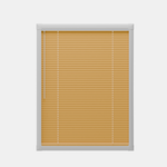 Perfect Fit No Drill Metal Blind - Indian Yellow - 25mm