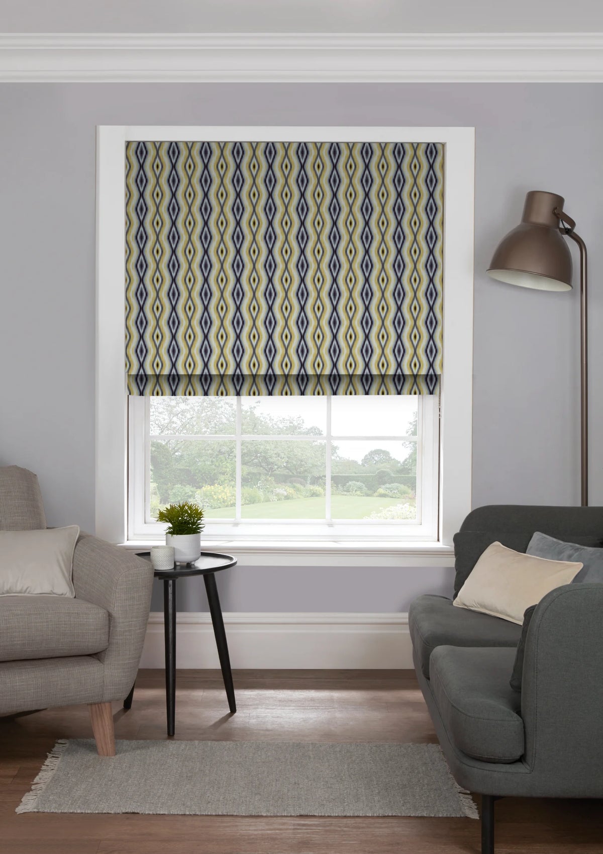 EB Jive - Ochre Blind Roman Blind