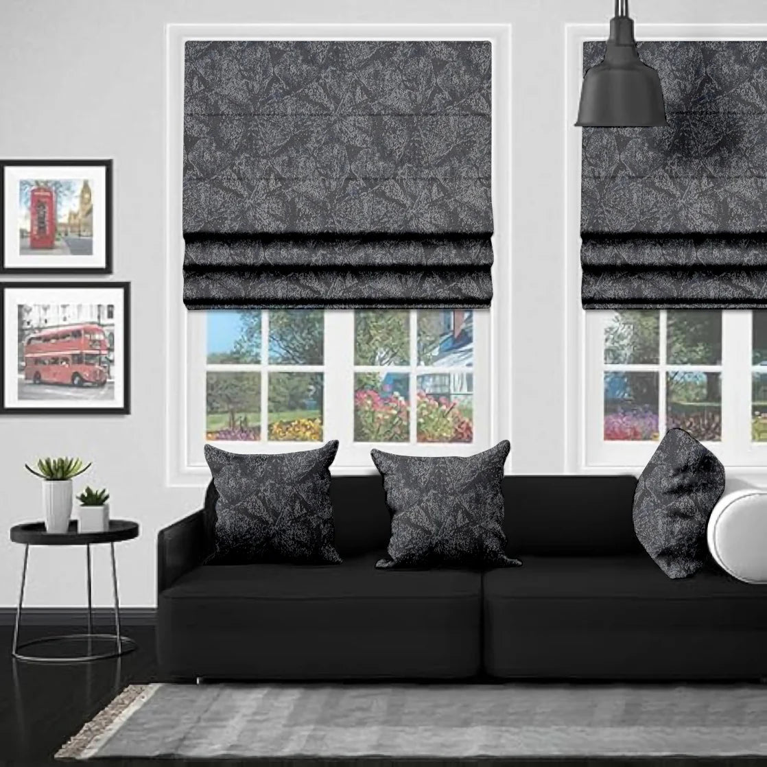 EB Karina Smoke Roman Blind