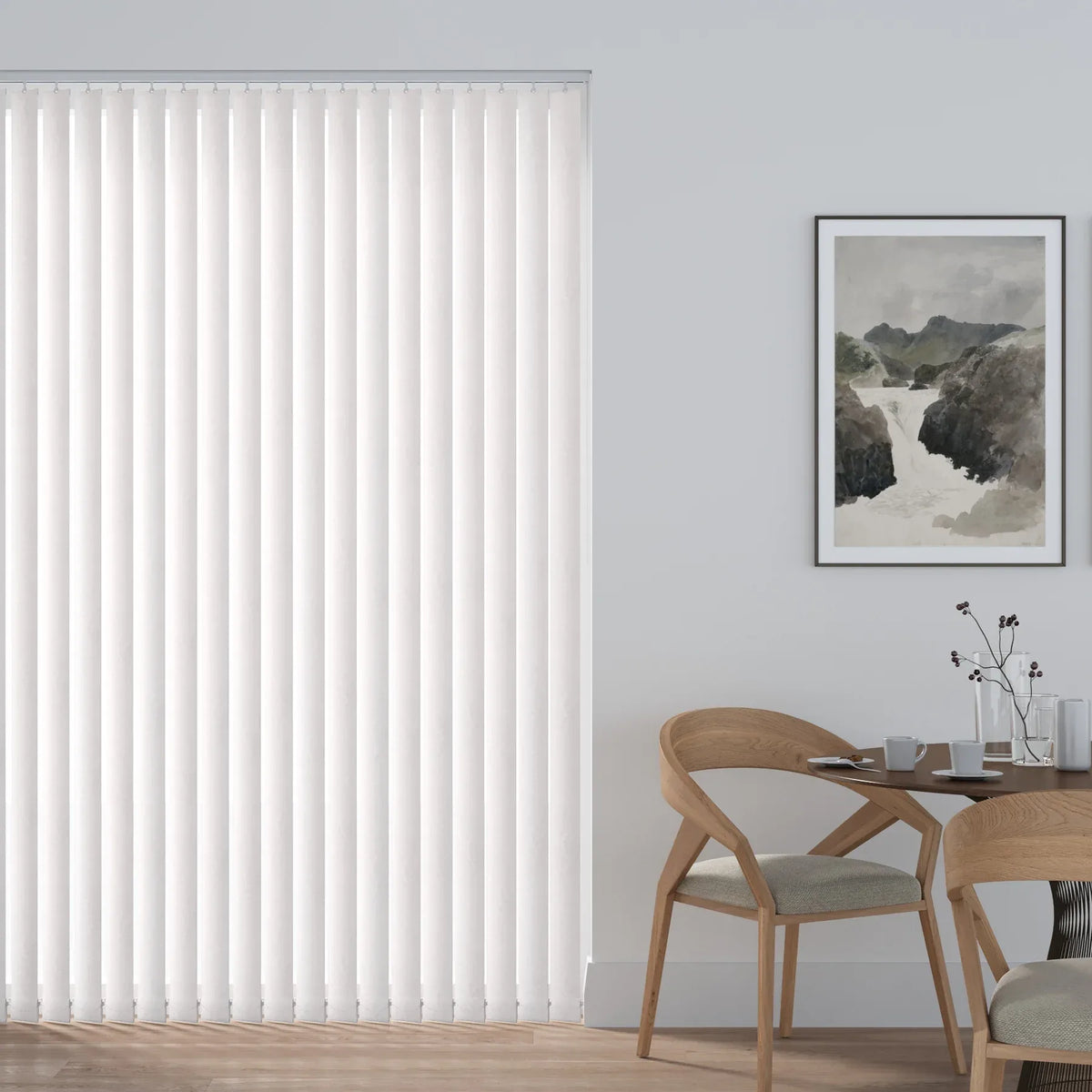 Lahore White Vertical Blind Slat