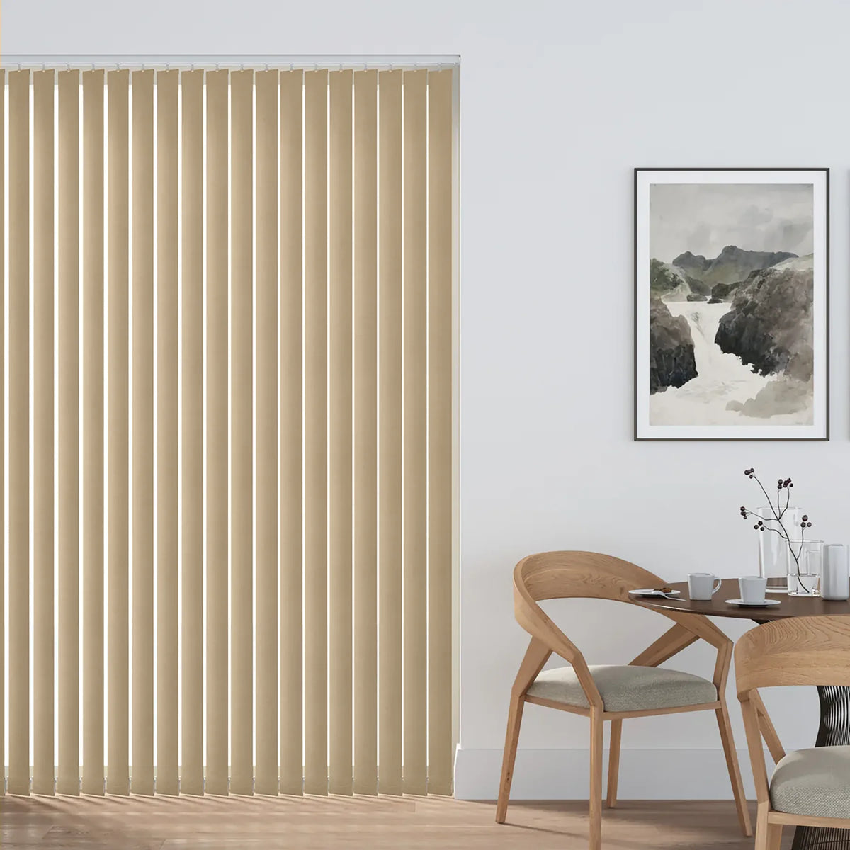 Lyon Beige Vertical Replacement Blind Slat