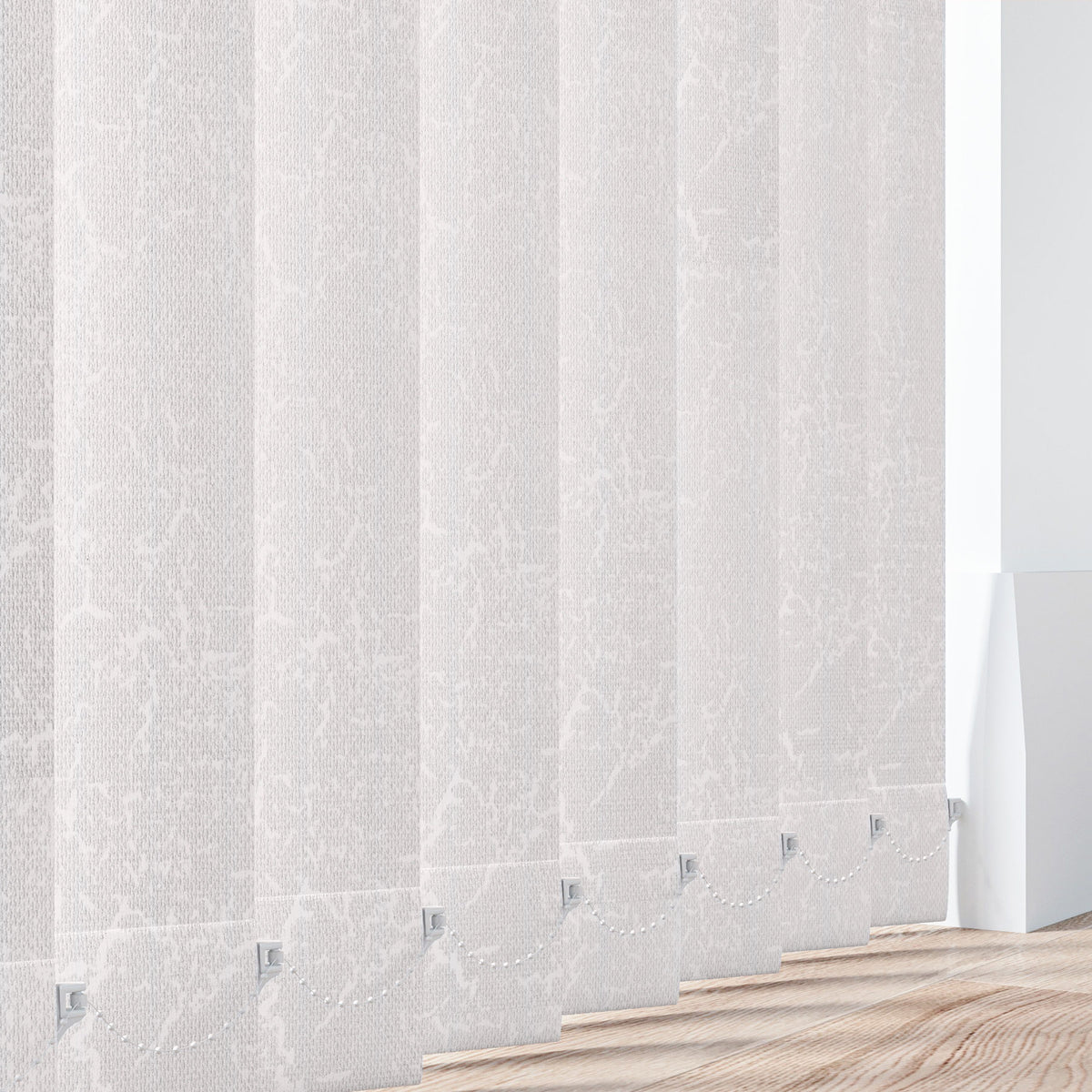Lahore White Vertical Blind Slat